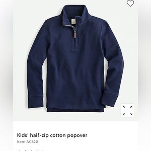 Jcrew boys blue pullover